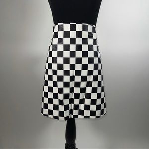 Checkard Skirt